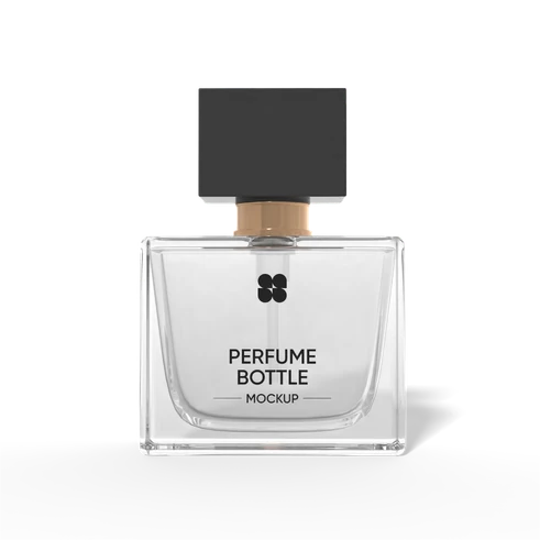 100 ml perfume bottle mockup