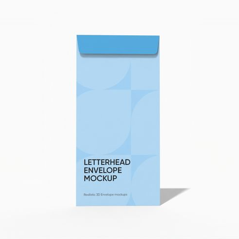 Letter envelopes mockup