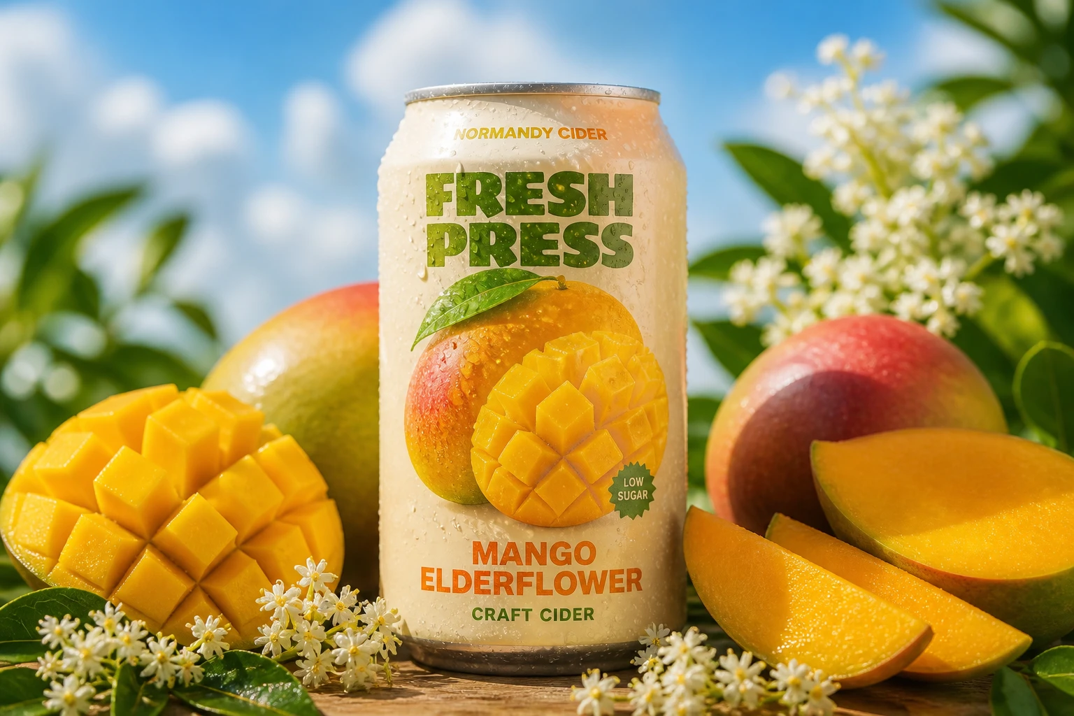 FRESH PRESS craft cider packaging design