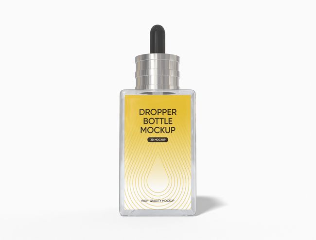 スポイトボトルモックアップ