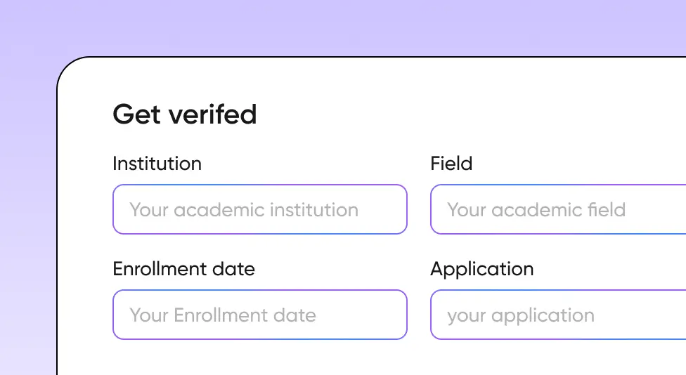 Get verified