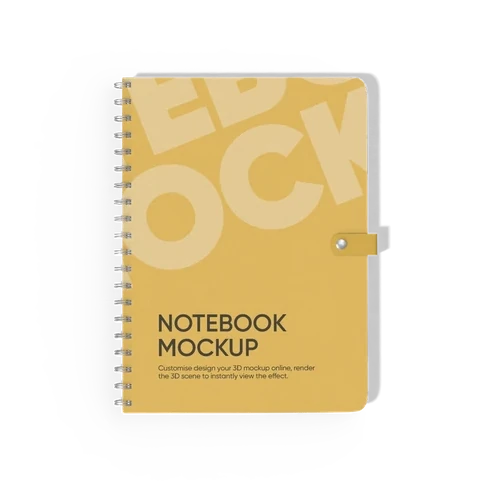 A5 notebook mockup