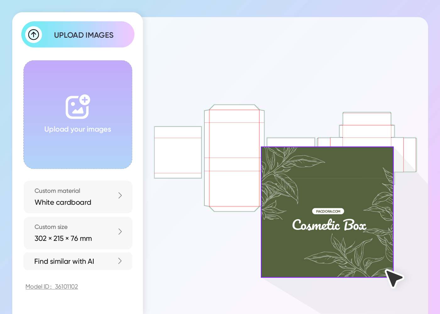 Step 2: Upload your design and customize