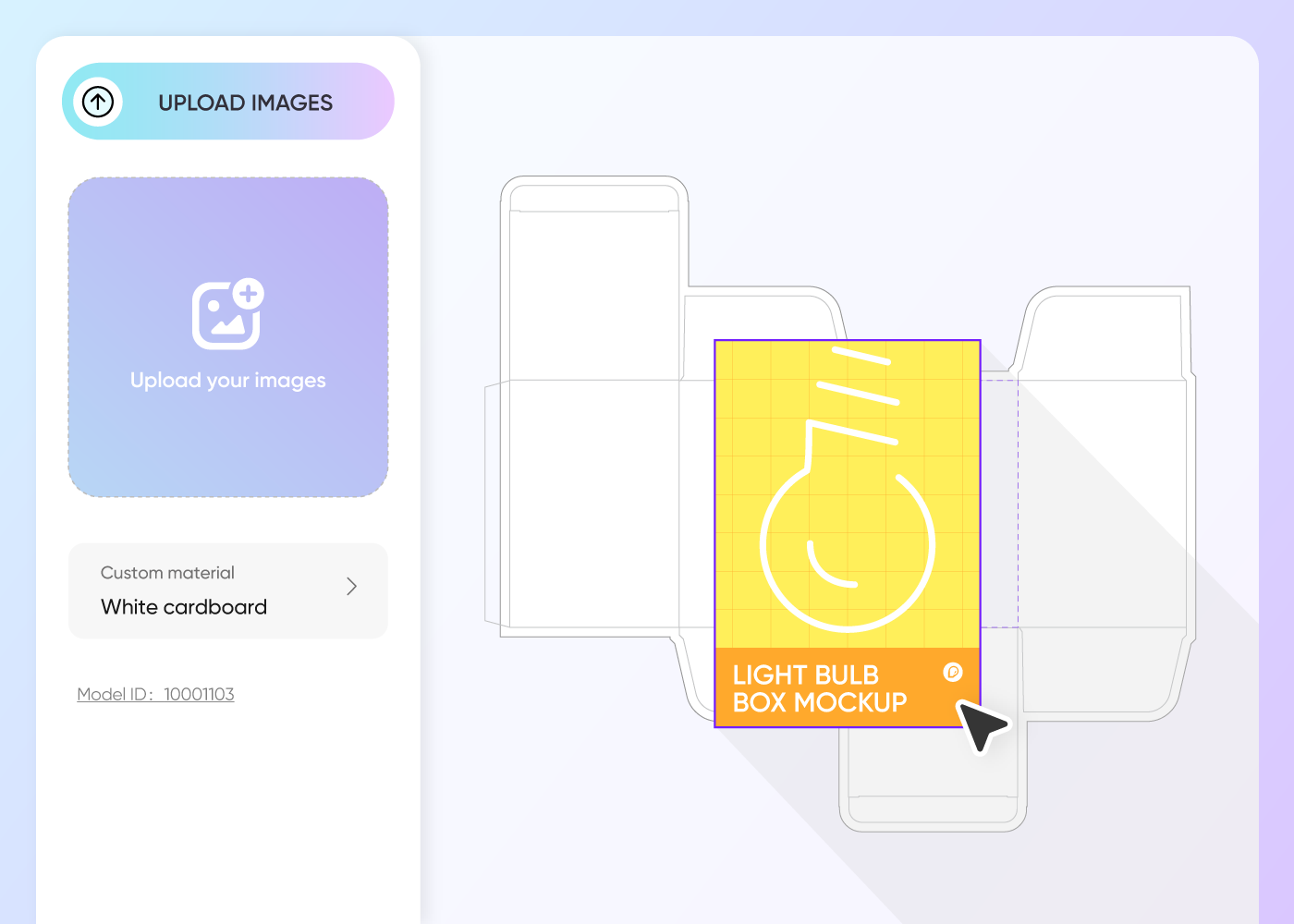 Step 2: Upload design and customize
