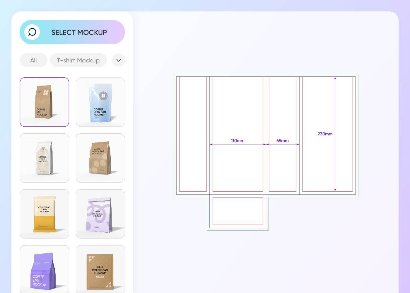 Step 1: Choose your food packaging type