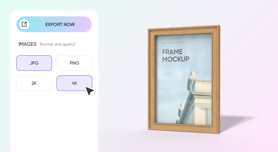 Step 3: Download your frame mockup