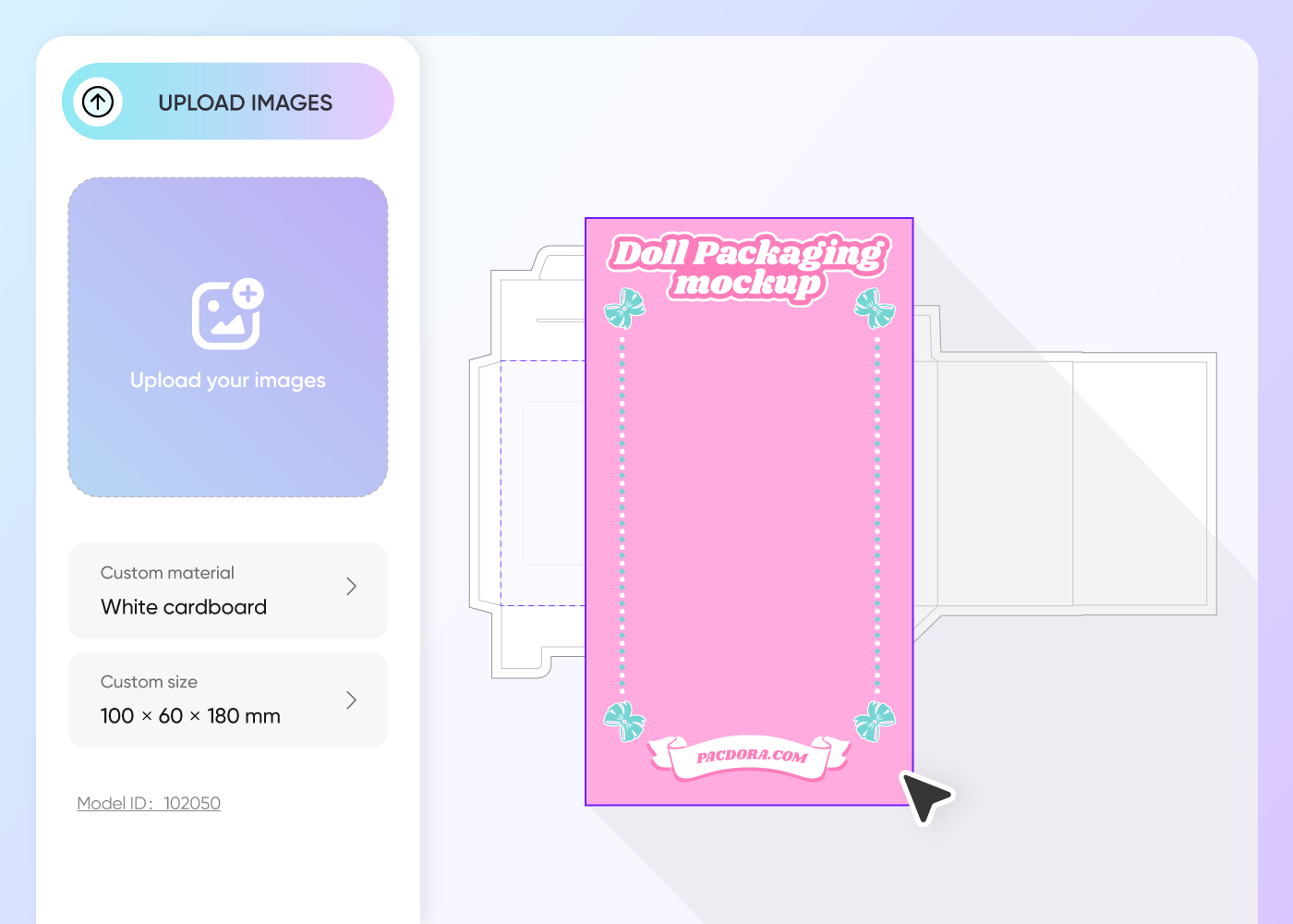 Step 2: Upload images and adjust