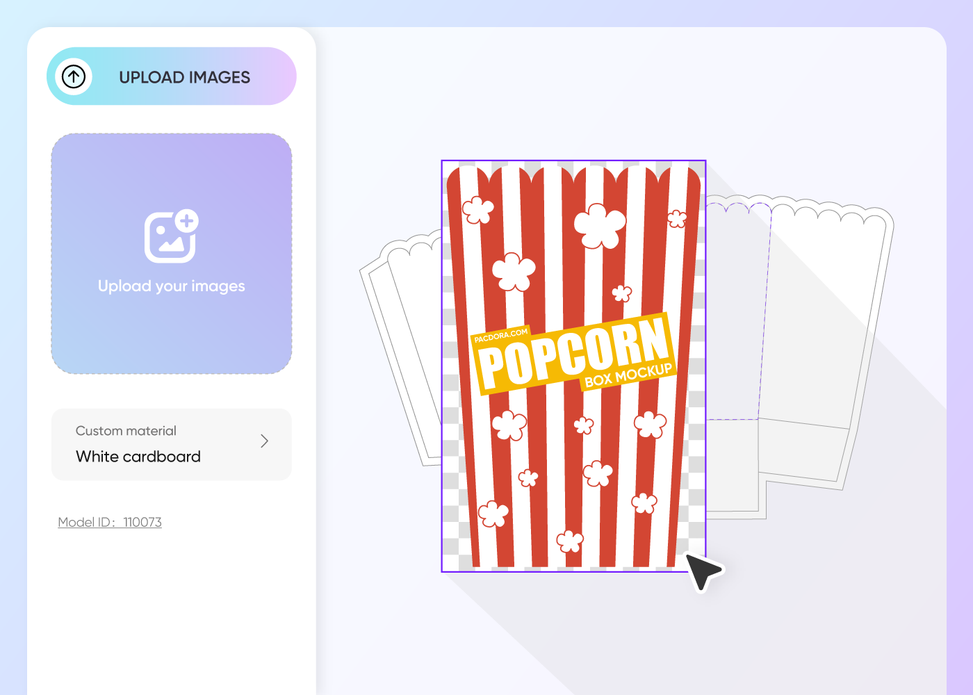 Step 2: Upload design and customize