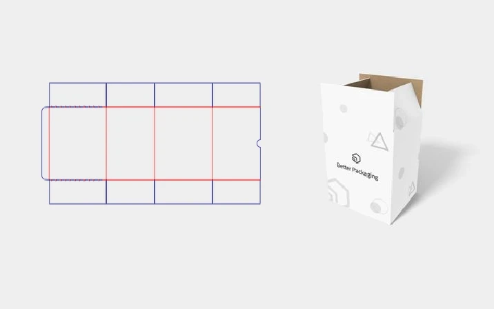 Carton box template