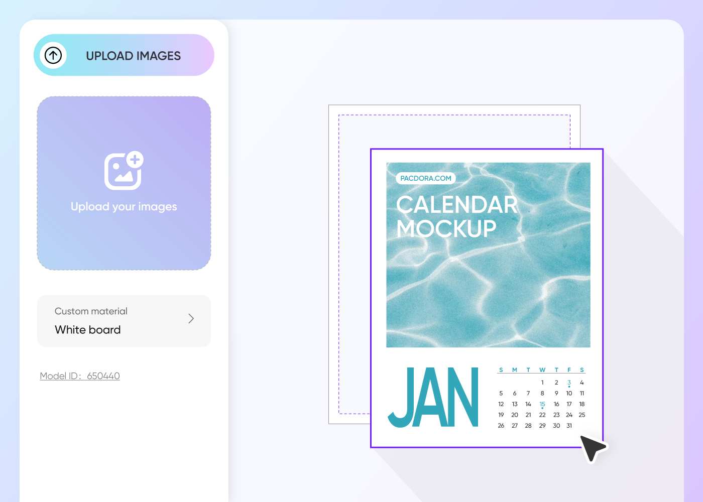 Step 2: Upload images and customize the details