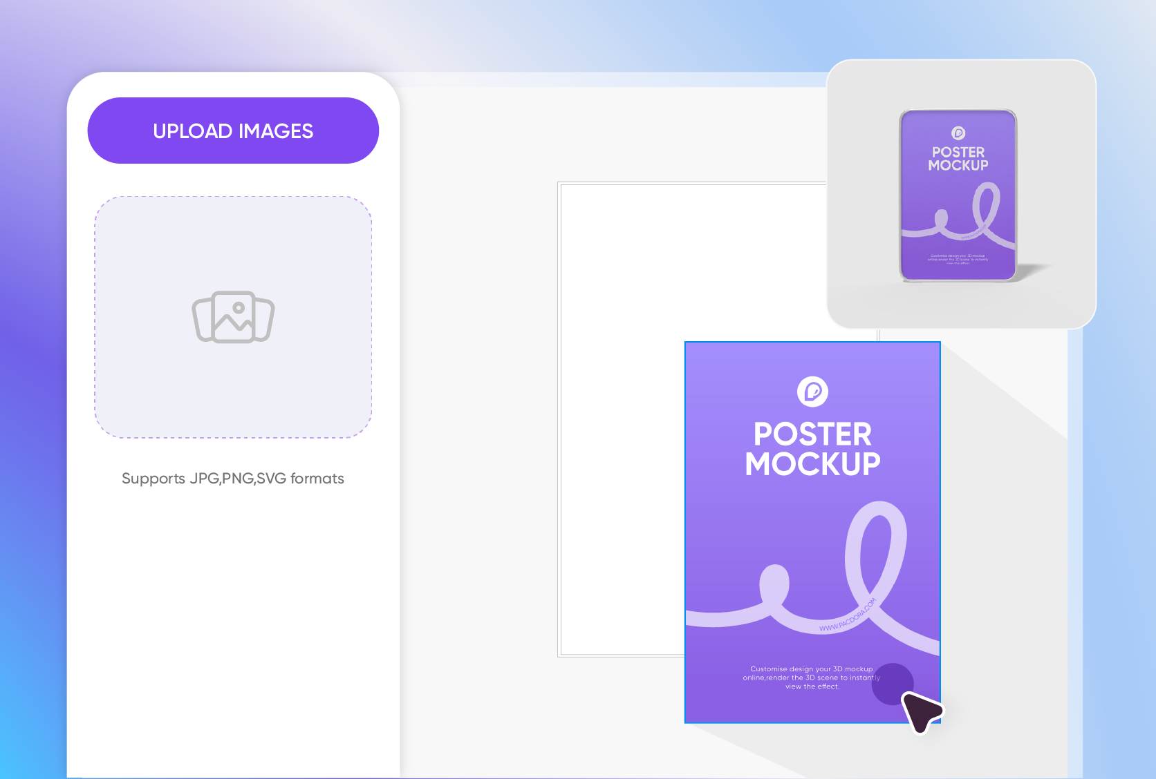Versatile image and text placement options