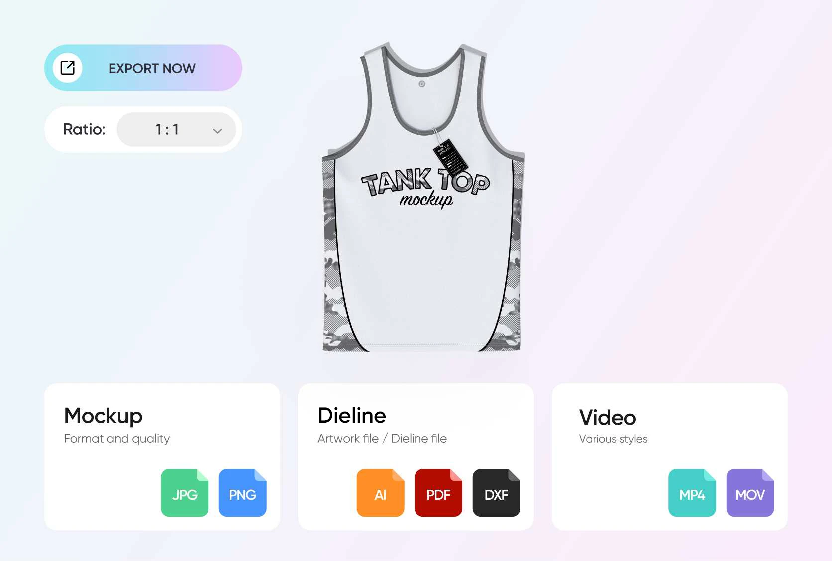Export in professional formats