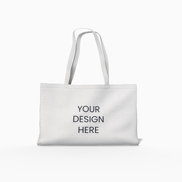 Large tote bag mockup