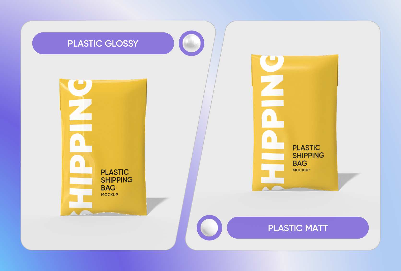 Choose poly packaging sizes for a snug fit