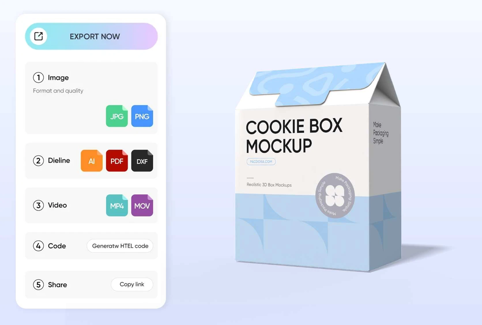 Showcase your packaging design at its best