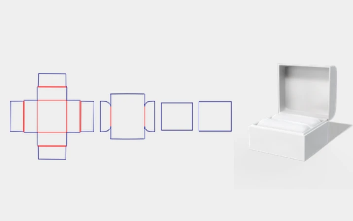 Ring box template