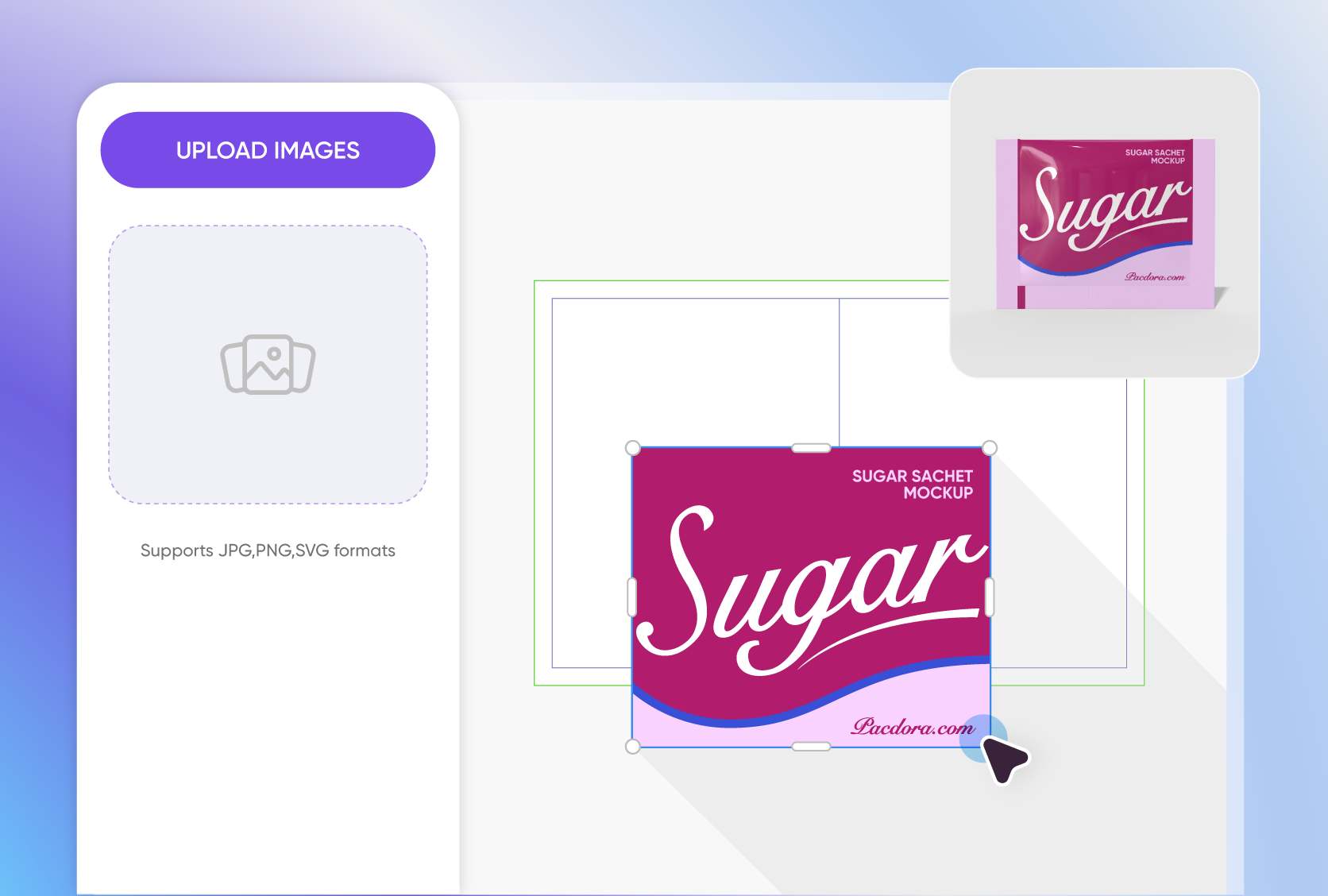 Hassle-free branding through images and text