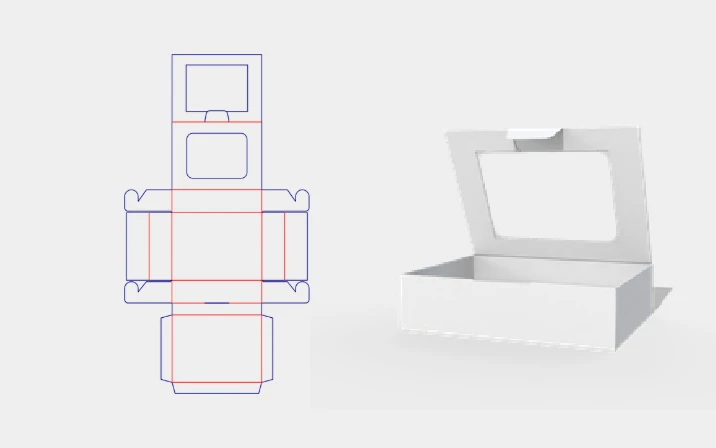 Shallow window box template