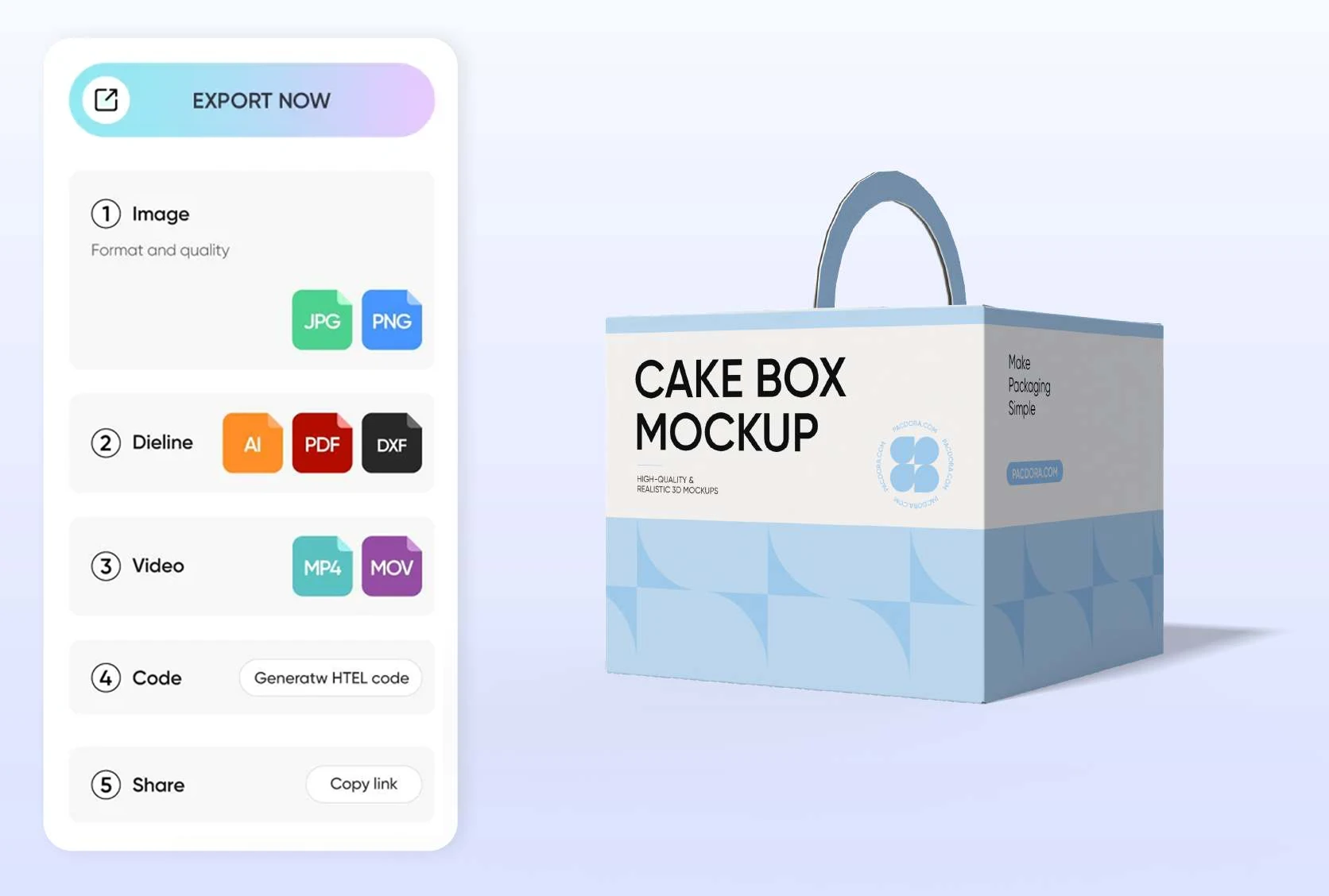 Preséntala de la forma más atractiva
