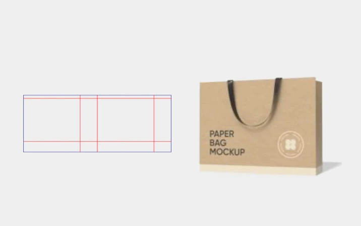 Christmas gift retail bag