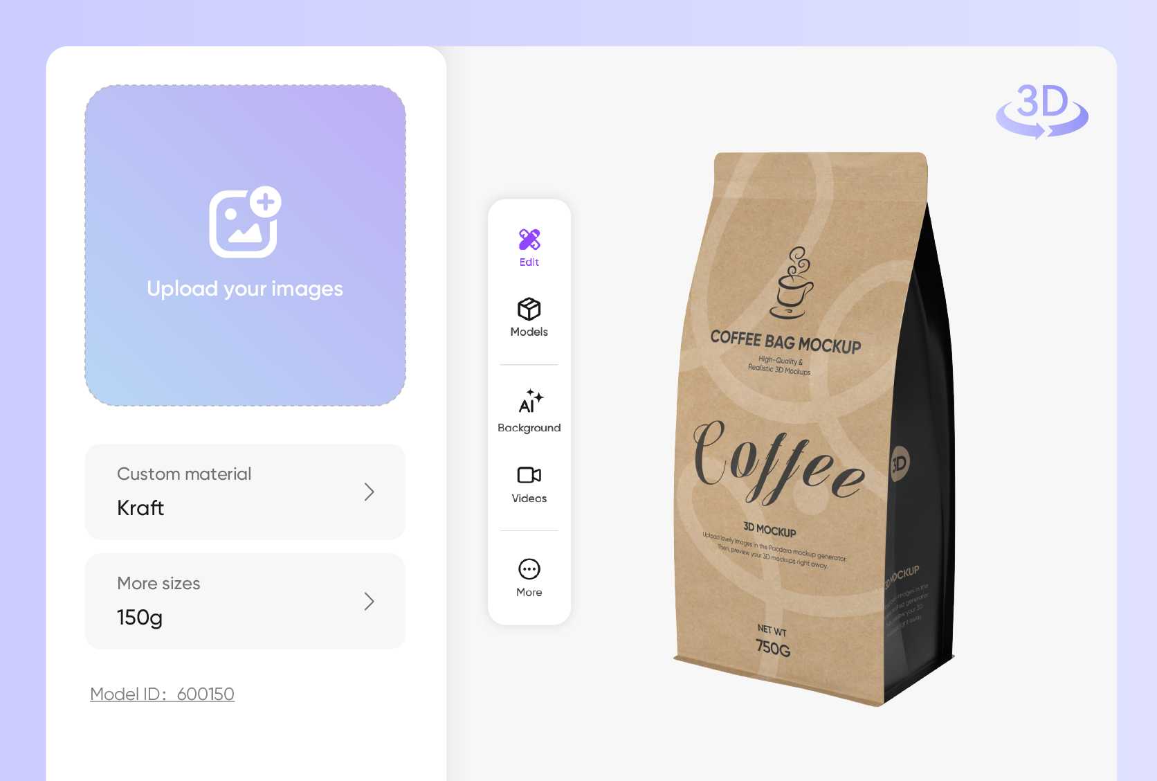 Custom label design for premium look