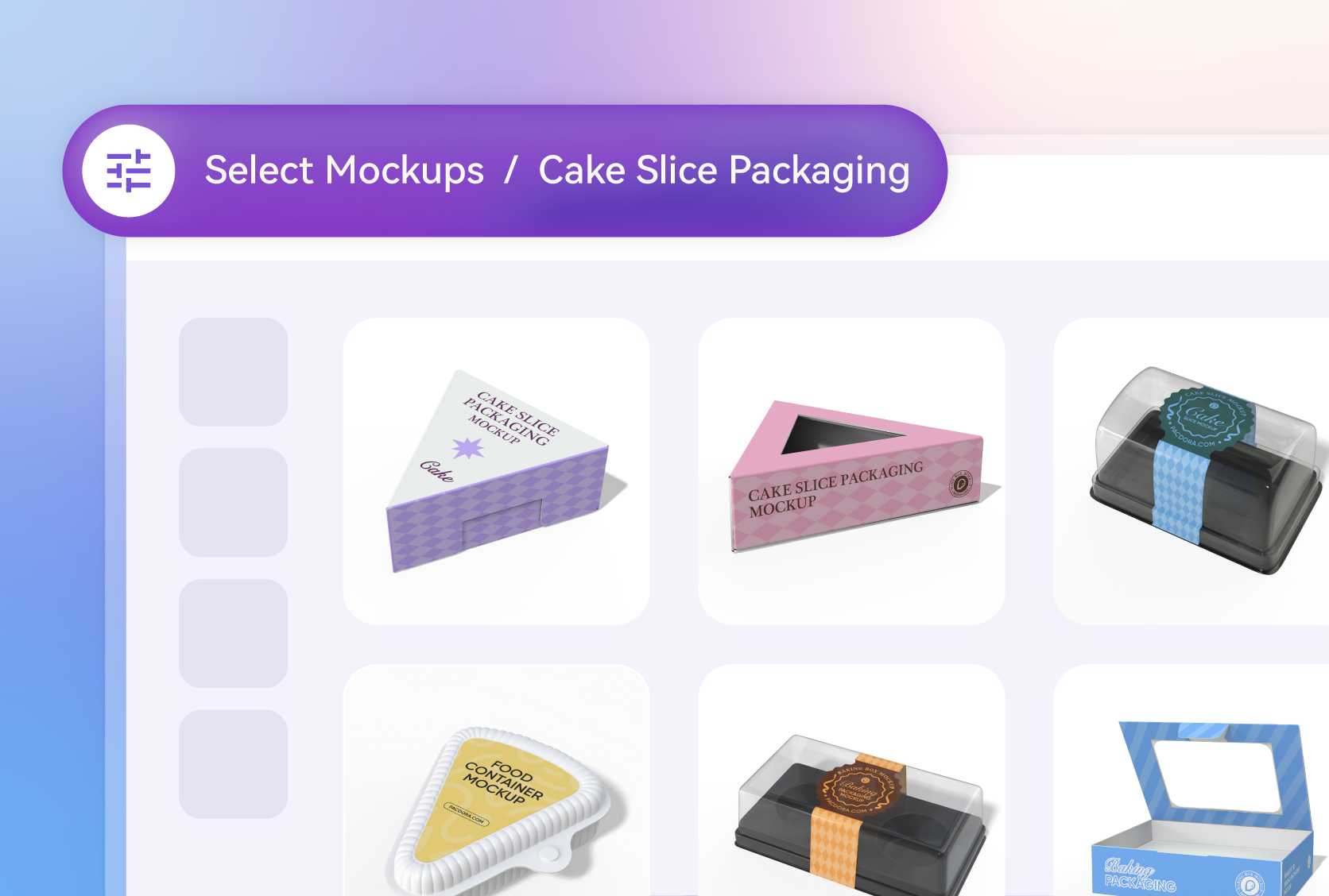 Packaging type that makes your cake attractive