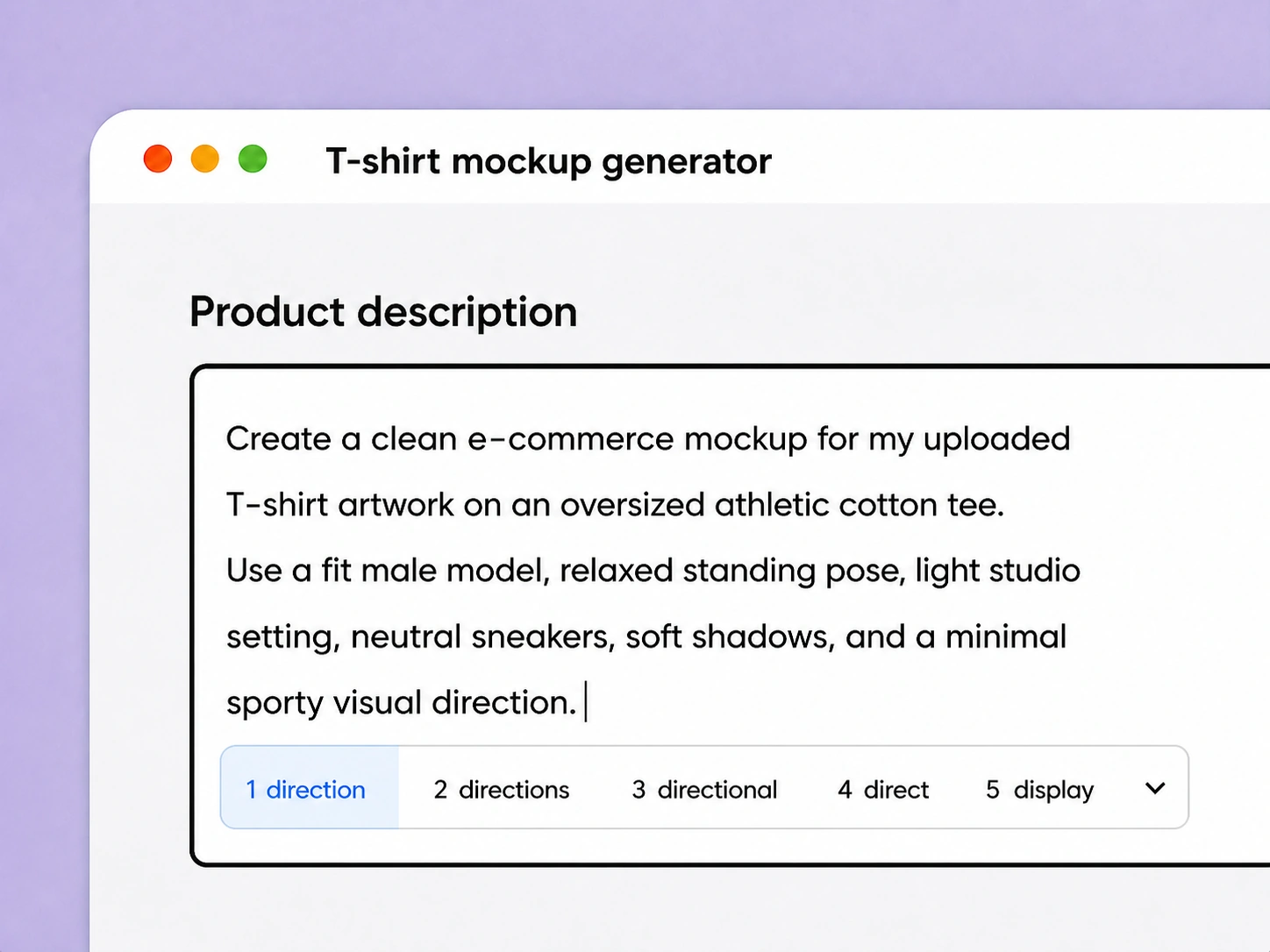 Step 1: Upload your T-shirt artwork