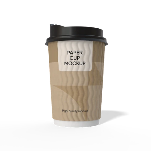 Paper coffee cup mockup