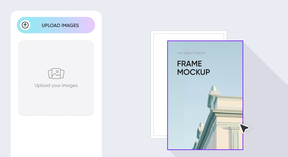 Step 2: Upload images and customize