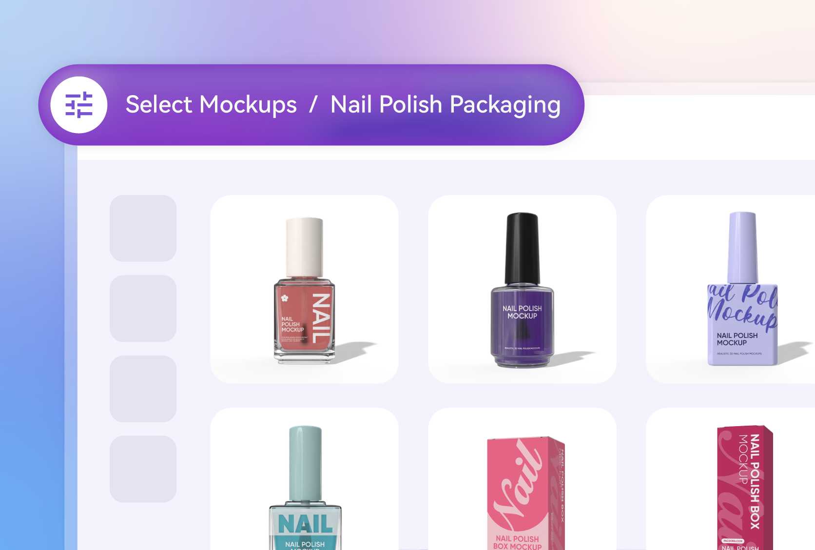 Nail polish packaging tailored to your needs