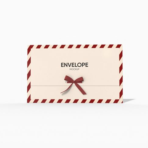 Mockup de convite de casamento
