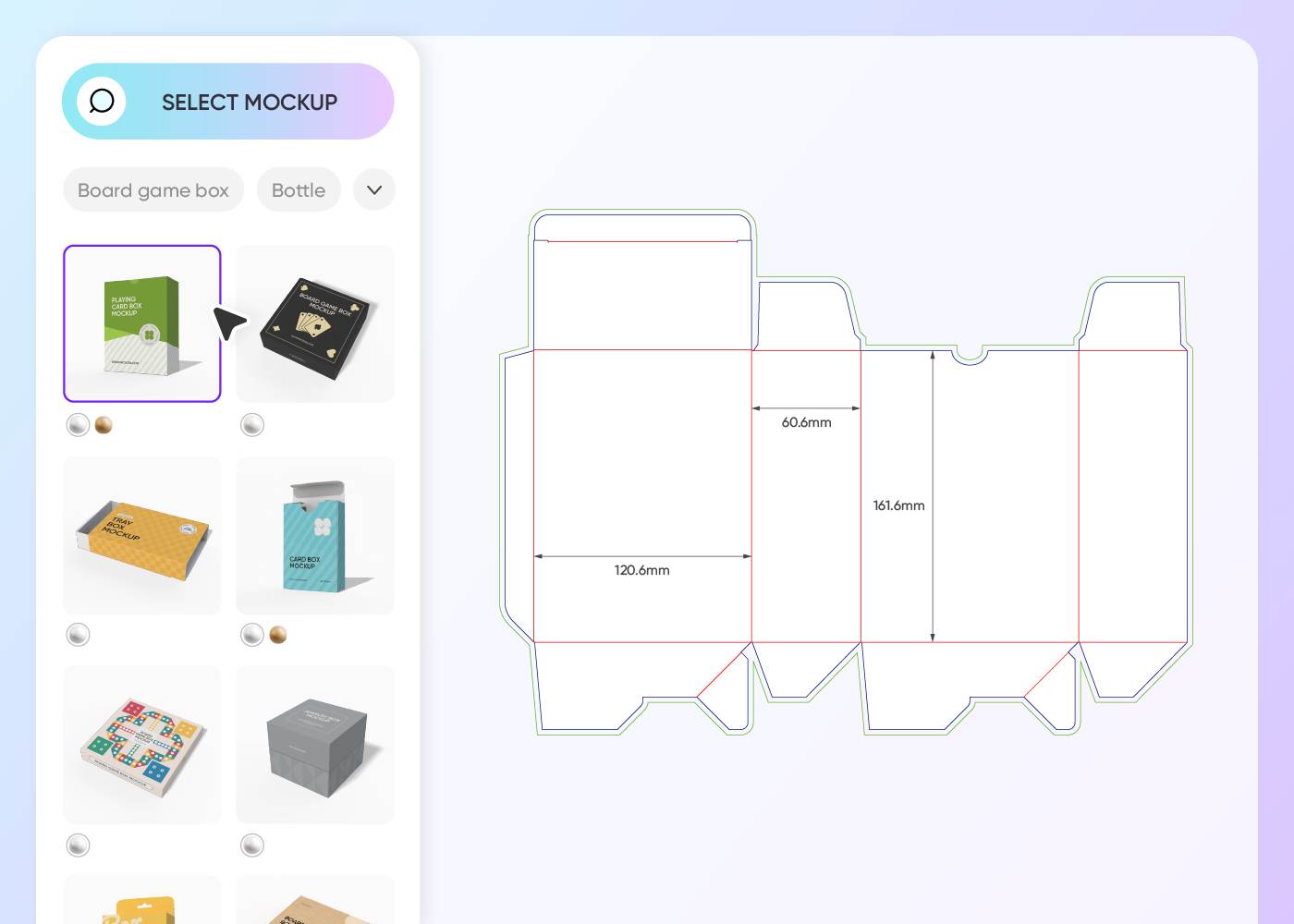Step 1: Select a board game box mockup