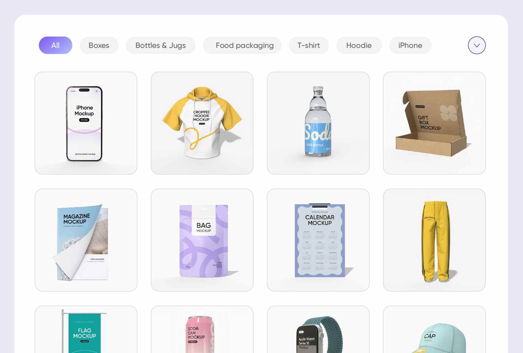 4900+ mockups across all categories