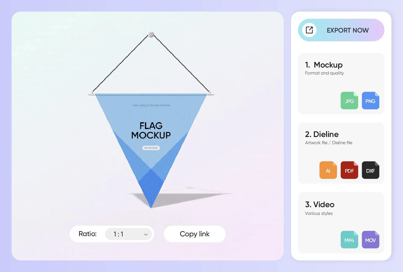 HD export formats for all presentations