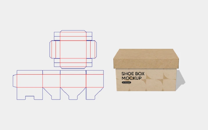 Vintage purse box template