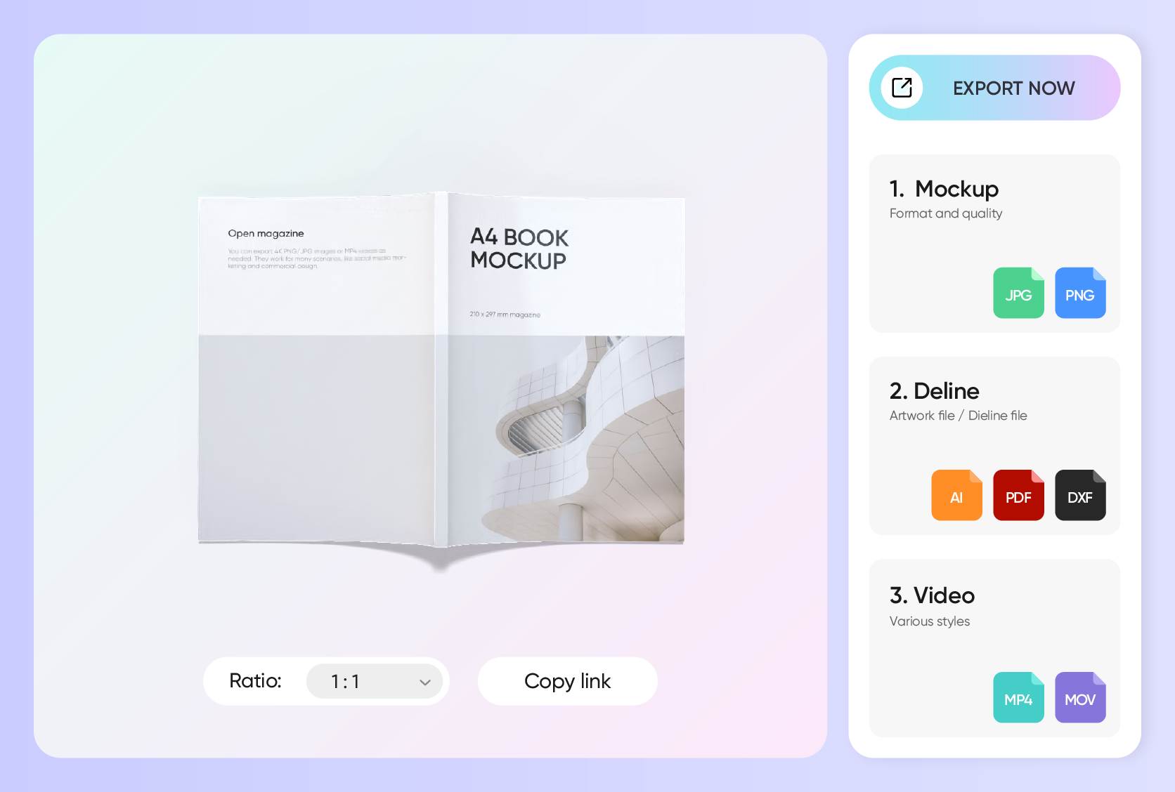 HD export formats for clear presentations