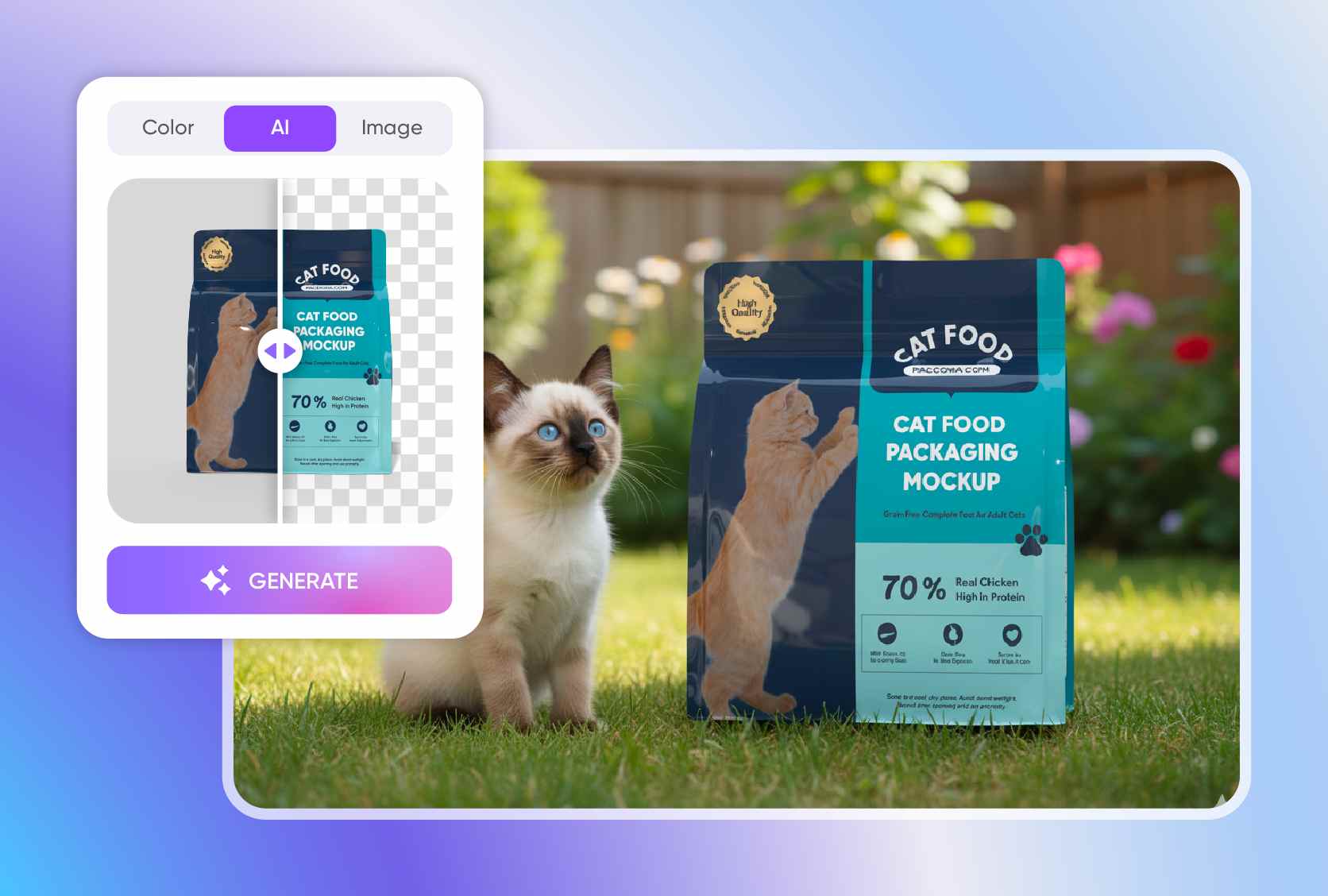 Real-life scene that makes your packaging relatable