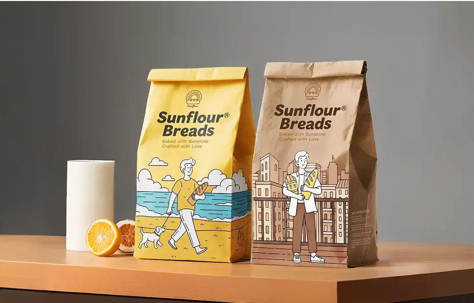 Sunflour Bakery Brand Design