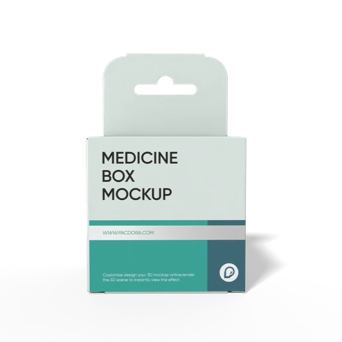 Pill box mockup
