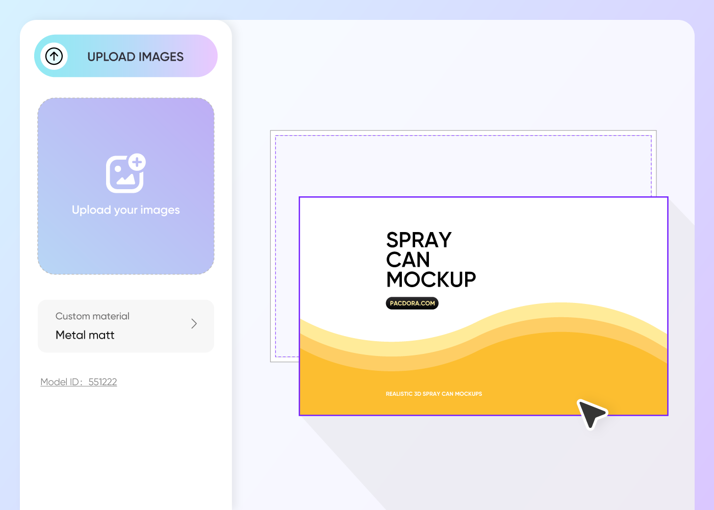Upload images and adjust