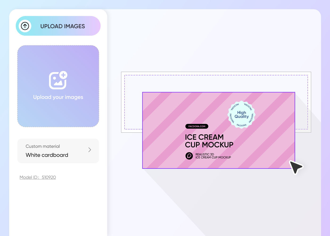 Step 2: Upload design and customize