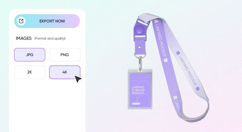 Step 3: Export your ID card design