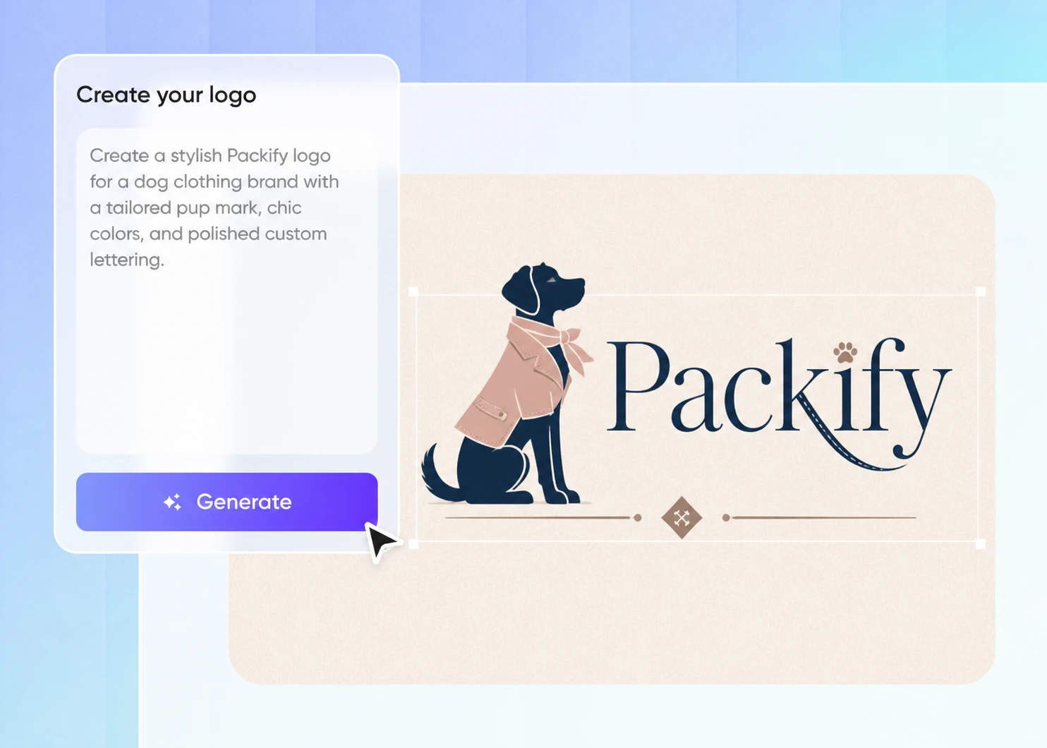Step 1: Describe your dog brand