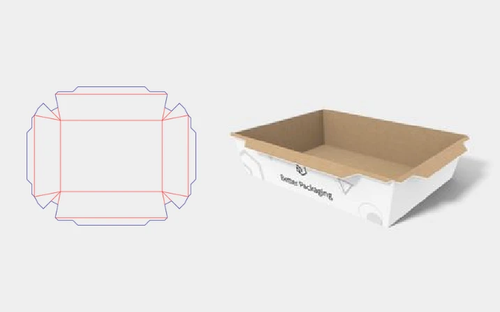 Custom fish and chip box