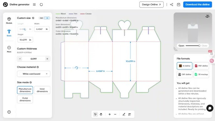 How to make a Valentine box using Pacdora’s template?