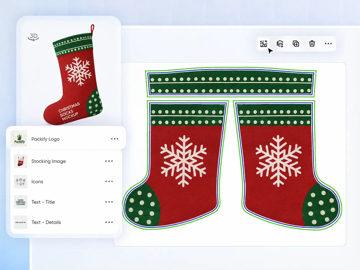 Generate a Christmas stocking pattern custom-christmas-stockings-generate-a-stocking-pattern