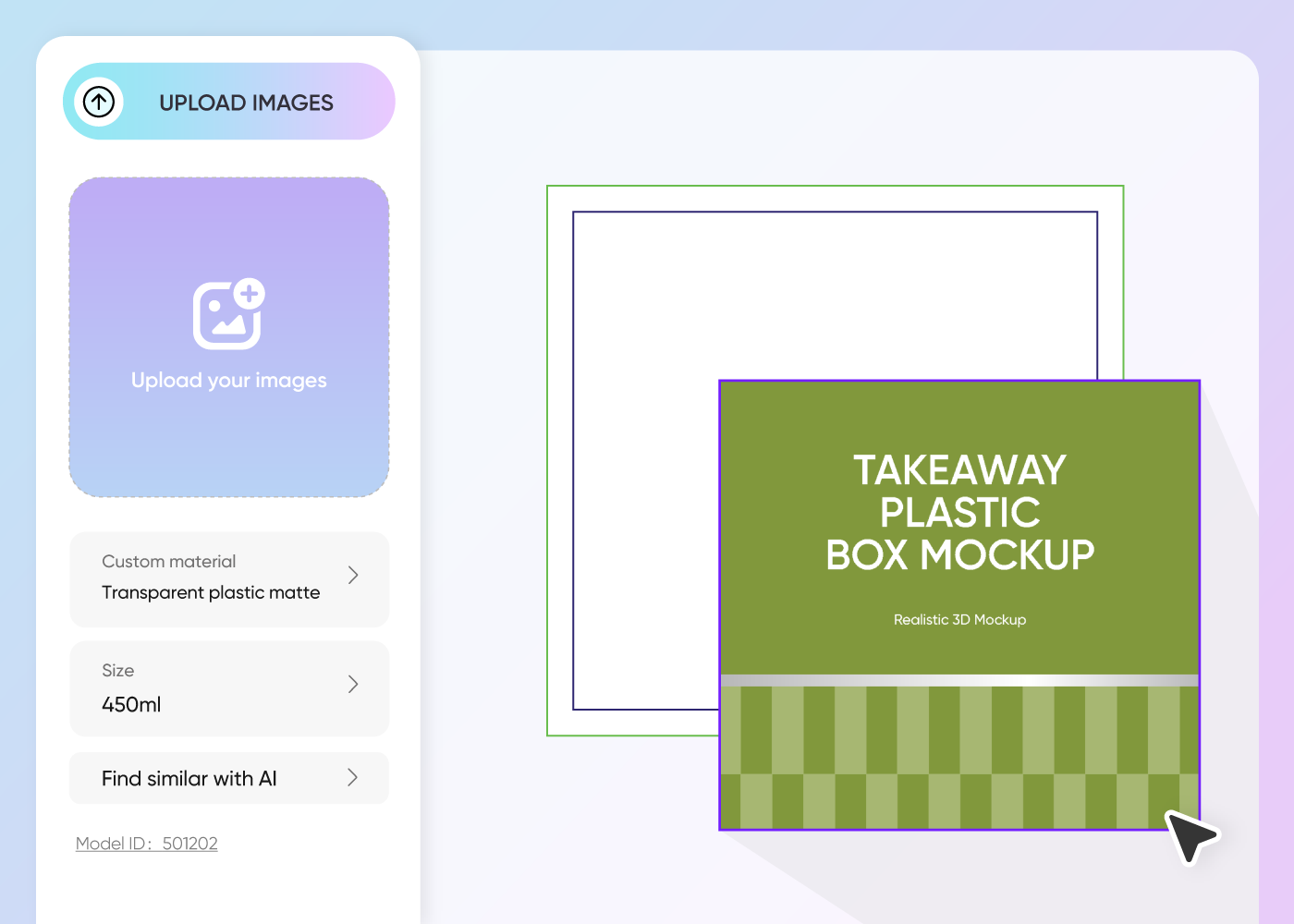 Step 2: Upload design and customize