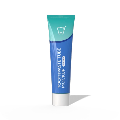 35g toothpaste tube mockup