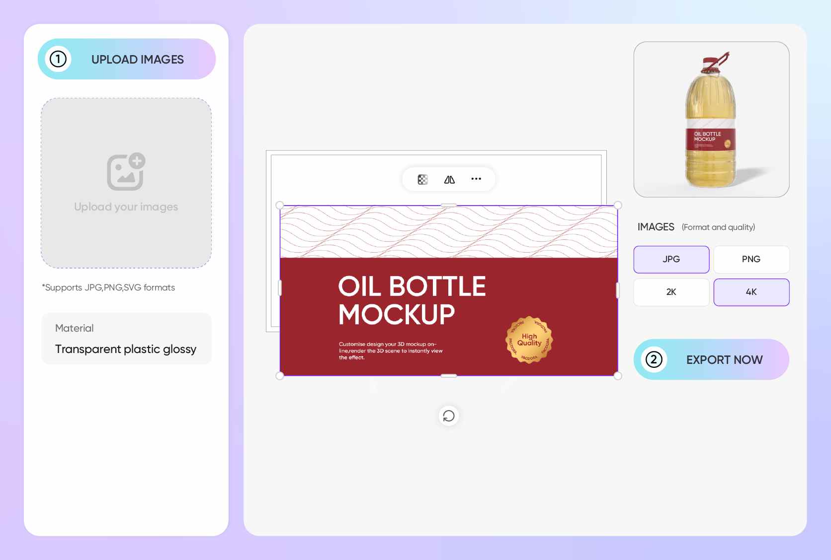 High-fidelity labels to show identity