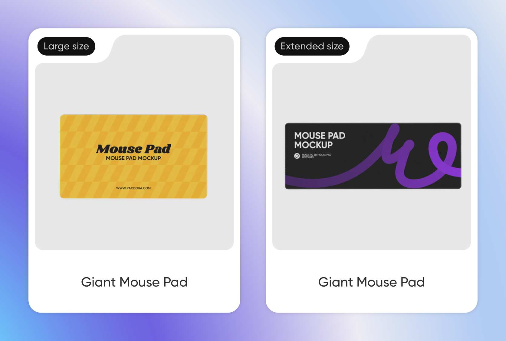 Pick the size that fits your layout